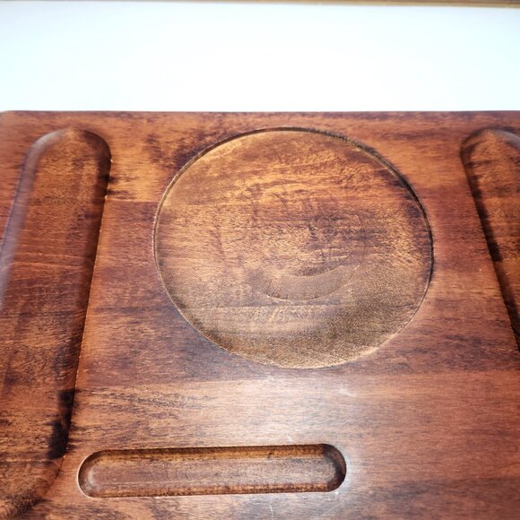 Baribocraft Charcuterie Board with Inset Vintage Cheese Server Mid Century - Picture 6 of 9